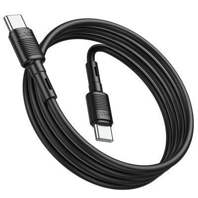 Кабель Hoco X83 Type-C to Type-C Victory 60W charging data cable - Black Кабель Hoco X83 Type-C to Type-C Victory 60W charging data cable - Black