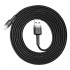 Кабель Baseus cafule Cable USB For lightning 1.5A 2M (CALKLF-CG1) - Gray+Black Кабель Baseus cafule Cable USB For lightning 1.5A 2M (CALKLF-CG1) - Gray+Black