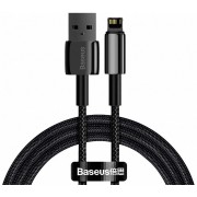 Кабель Baseus Tungsten Gold Fast Charging, USB - Lightning, 2.4А, 2 м - Черный (CALWJ-A01)