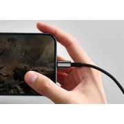 Кабель Baseus Tungsten Gold Fast Charging, USB - Lightning, 2.4А, 2 м - Черный (CALWJ-A01)