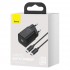 Зарядка Baseus Super Si Quick Charger 1C 25W EU Sets Black (With Mini White Cable Type-C to Type-C 3A 1m Black) (TZCCSUP-L01) Зарядка Baseus Super Si Quick Charger 1C 25W EU Sets Black (With Mini White Cable Type-C to Type-C 3A 1m Black) (TZCCSUP-L01)