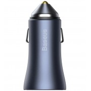 Автомобильное зарядное устройство Baseus U+U 40W (TZCCJD-A0G) - Dark Gray