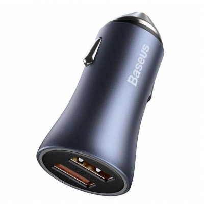 Автомобильное зарядное устройство Baseus U+U 40W (TZCCJD-A0G) - Dark Gray Автомобильное зарядное устройство Baseus U+U 40W (TZCCJD-A0G) - Dark Gray