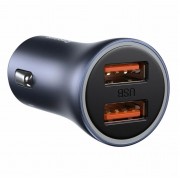Автомобильное зарядное устройство Baseus U+U 40W (TZCCJD-A0G) - Dark Gray