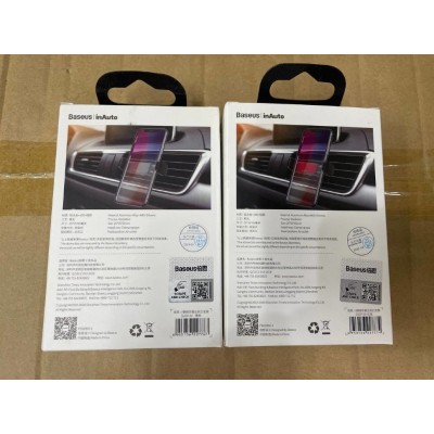 Автодержатель для телефона Baseus Steel Cannon Air Outlet Car Mount (SUGP-01) - Black Автодержатель для телефона Baseus Steel Cannon Air Outlet Car Mount (SUGP-01) - Black