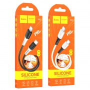 Кабель Hoco X82 iP PD Silicone charging data cable - White