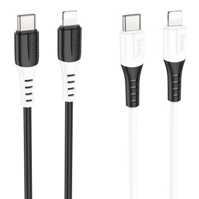 Кабель Hoco X82 iP PD Silicone charging data cable - White Кабель Hoco X82 iP PD Silicone charging data cable - White
