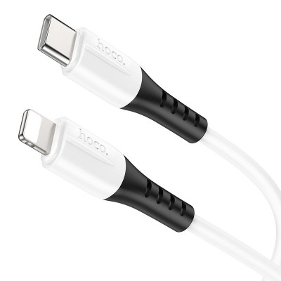 Кабель Hoco X82 iP PD Silicone charging data cable - White Кабель Hoco X82 iP PD Silicone charging data cable - White