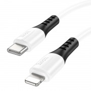 Кабель Hoco X82 iP PD Silicone charging data cable - White