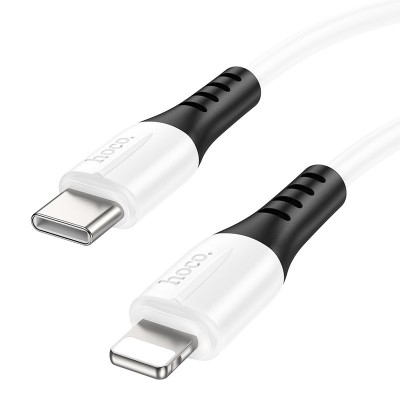 Кабель Hoco X82 iP PD Silicone charging data cable - White Кабель Hoco X82 iP PD Silicone charging data cable - White