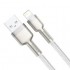 Кабель Baseus Cafule Series Metal Data Cable USB to IP 2.4A 2m - White (CALJK-B02) Кабель Baseus Cafule Series Metal Data Cable USB to IP 2.4A 2m - White (CALJK-B02)