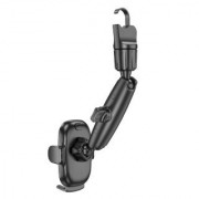 Автодержатель HOCO H17 waves rearview mirror car holder - Black
