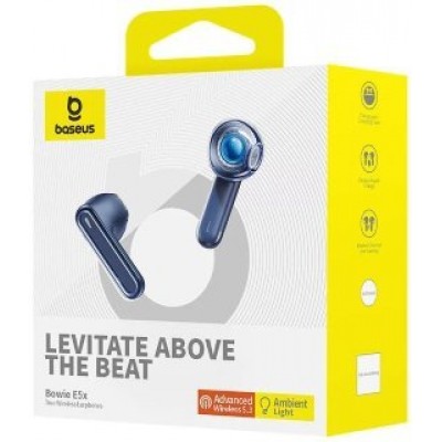 Беспроводные наушники OS-Baseus Bowie E5x True Wireless Earphones (A00060101323-00) - Синий Беспроводные наушники OS-Baseus Bowie E5x True Wireless Earphones (A00060101323-00) - Синий
