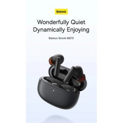Наушники BASEUS NGTW340001 DZ-AS/EU/AF/ME/AO bowie MZ10 true wireless earphones - Черный Наушники BASEUS NGTW340001 DZ-AS/EU/AF/ME/AO bowie MZ10 true wireless earphones - Черный