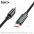 Кабель Hoco U125 Benefit 5A charging data cable with display Type-c - Black Кабель Hoco U125 Benefit 5A charging data cable with display Type-c - Black