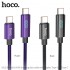 Кабель Hoco U125 Benefit 5A charging data cable with display Type-c - Black Кабель Hoco U125 Benefit 5A charging data cable with display Type-c - Black