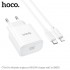 Зарядка Hoco C76A Pro Majestic single port PD30W charger set (Type-c to IP) - White Зарядка Hoco C76A Pro Majestic single port PD30W charger set (Type-c to IP) - White
