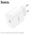 Сетевой адаптер Hoco C76A Pro Majestic single port PD30W charger - White Сетевой адаптер Hoco C76A Pro Majestic single port PD30W charger - White