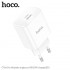 Сетевой адаптер Hoco C76A Pro Majestic single port PD30W charger - White Сетевой адаптер Hoco C76A Pro Majestic single port PD30W charger - White