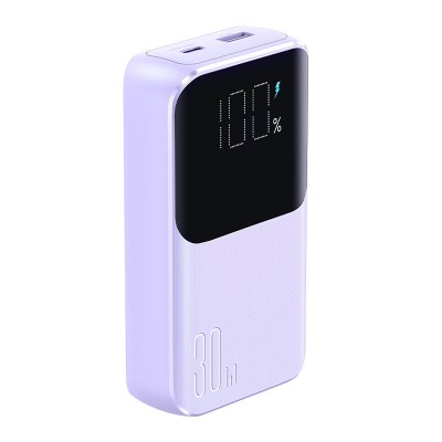 Power Bank Joyroom JR-PBC06 30W mini with Dual Cables 10000mAh - Purple With USB.A to Type.C 0.25m Cable-White Power Bank Joyroom JR-PBC06 30W mini with Dual Cables 10000mAh - Purple With USB.A to Type.C 0.25m Cable-White