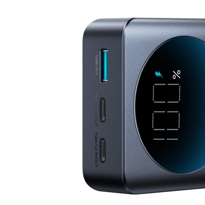 Power Bank Joyroom JR-PBF04 65W Digital Display Fast Charging 20000mAh - Black ?with Type-C To Type-C 100W 1.2M cable black? Power Bank Joyroom JR-PBF04 65W Digital Display Fast Charging 20000mAh - Black ?with Type-C To Type-C 100W 1.2M cable black?