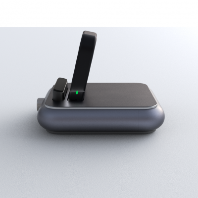 Беспроводная зарядка Joyroom JR-WQW03 Wireless Watch Charger - Black Беспроводная зарядка Joyroom JR-WQW03 Wireless Watch Charger - Black