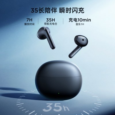 Беспроводные наушники Joyroom Funpods Series JR-FB2 True Wireless earphones - Black Беспроводные наушники Joyroom Funpods Series JR-FB2 True Wireless earphones - Black