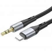 Переходник Hoco UPA22 iP silicone digital audio conversion cable - Black