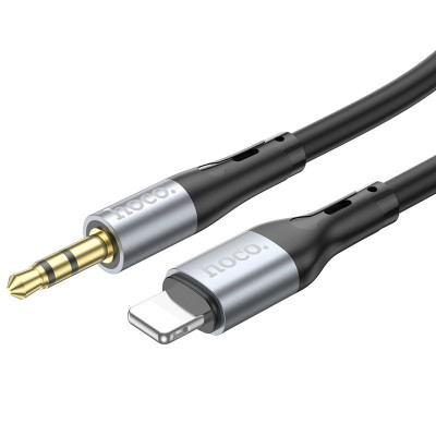 Переходник Hoco UPA22 iP silicone digital audio conversion cable - Black Переходник Hoco UPA22 iP silicone digital audio conversion cable - Black