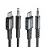 Аудиопереходник Acefast C1-08 Type-С to 3.5mm aluminum alloy audio cable - Black Аудиопереходник Acefast C1-08 Type-С to 3.5mm aluminum alloy audio cable - Black