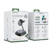 Держатель с беспроводной зарядкой Acefast E16 desktop 3-in-1 wireless charging holder - Black