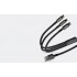 Кабель Baseus Tungsten Gold One-for-three Fast Charging Data Cable USB to M+L+C 3.5A 1.5m (CAMLTWJ-01) - Черный Кабель Baseus Tungsten Gold One-for-three Fast Charging Data Cable USB to M+L+C 3.5A 1.5m (CAMLTWJ-01) - Черный
