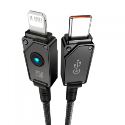 Кабель Baseus Unbreakable Series Fast Charging Data Cable Type-c to IP 20W 1m - Cluster Black (P10355803111-00) Кабель Baseus Unbreakable Series Fast Charging Data Cable Type-c to IP 20W 1m - Cluster Black (P10355803111-00)