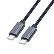 Кабель Hoco U134 Primero 60W Charging Data Cable Type-c to Type-c (L=1.2M) - Dark Blue
