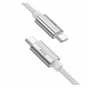 Кабель Hoco U134 Primero 60W Charging Data Cable Type-c to Type-c (L=1.2M) - Gray