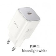 Сетевой адаптер Hoco N43 Vista Single Port PD30W Charger (EU) - Starlight Black