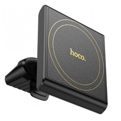 Автомобильный держатель HOCO H46 Precious Ring Magnetic Car Holder (air outlet) - Black Автомобильный держатель HOCO H46 Precious Ring Magnetic Car Holder (air outlet) - Black