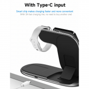 Беспроводная зарядка No Name YN-105 Protable Wireless Charger 3in1 - White