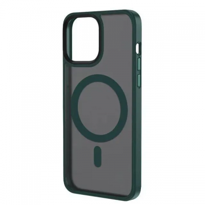 Чехол Dfans design matte smooth+magsafe для iPhone 14 Plus - Green Чехол Dfans design matte smooth+magsafe для iPhone 14 Plus - Green