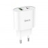 Сетевой адаптер hoco C95A Lineal PD 20W+QC3.0 charger (EU) - Белый Сетевой адаптер hoco C95A Lineal PD 20W+QC3.0 charger (EU) - Белый