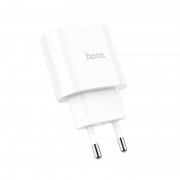 Сетевой адаптер hoco C95A Lineal PD 20W+QC3.0 charger (EU) - Белый