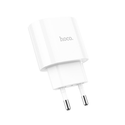 Сетевой адаптер hoco C95A Lineal PD 20W+QC3.0 charger (EU) - Белый Сетевой адаптер hoco C95A Lineal PD 20W+QC3.0 charger (EU) - Белый
