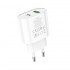 Сетевой адаптер hoco C95A Lineal PD 20W+QC3.0 charger (EU) - Белый Сетевой адаптер hoco C95A Lineal PD 20W+QC3.0 charger (EU) - Белый