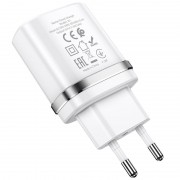 Сетевой адаптер hoco N1 Ardent single port charger (EU) - White