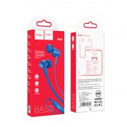 Наушники hoco M86 Oceanic universal earphones with mic - Blue
