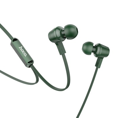 Наушники hoco M86 Oceanic universal earphones with mic - Green Наушники hoco M86 Oceanic universal earphones with mic - Green