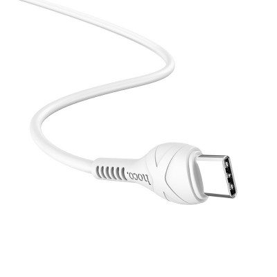 Кабель hoco X37 Cool power charging data cable for Type-C - White Кабель hoco X37 Cool power charging data cable for Type-C - White