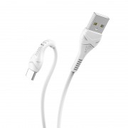 Кабель hoco X37 Cool power charging data cable for Type-C - White