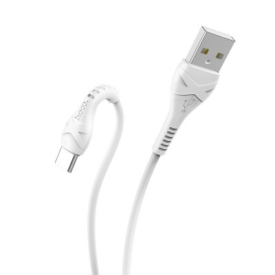 Кабель hoco X37 Cool power charging data cable for Type-C - White Кабель hoco X37 Cool power charging data cable for Type-C - White