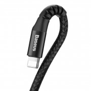 Кабель Baseus Fish eye Spring Data Cable (CALSR-01) - Black